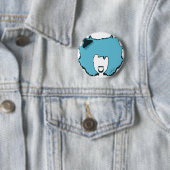 Badge Rond 5 Cm Afro Pick (En situation)