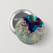 Badge Rond 5 Cm Agate multicolore (Devant & derrière)
