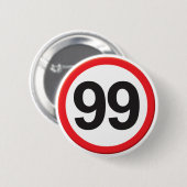 Badge Rond 5 Cm Âge 99 (Devant & derrière)