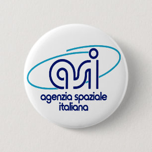 Badge Rond 5 Cm Agence spatiale italienne Agenzia Spaziale