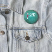 Badge Rond 5 Cm Agent de bord avec typographie de l'équipage Cabin (En situation)