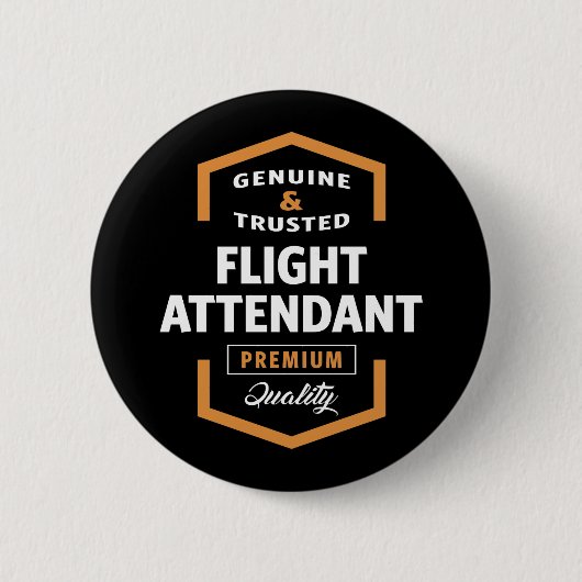 Badge Rond 5 Cm Agent de bord | Idées cadeaux (Devant)