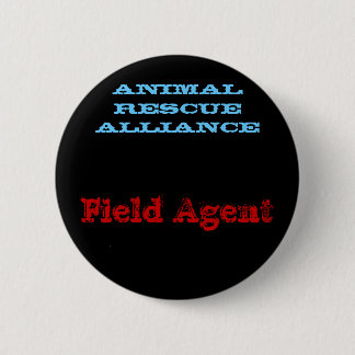 Badge Rond 5 Cm Agent de champ, DÉLIVRANCE ANIMALE ALLIANCE