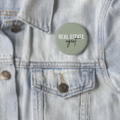 Badge Rond 5 Cm Agent immobilier | Cadeaux pour le concessionnaire (En situation)