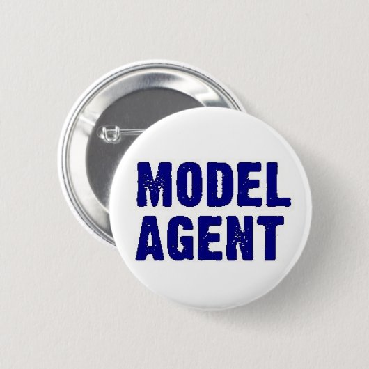 Badge Rond 5 Cm Agent modèle (Devant & derrière)