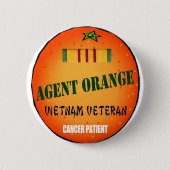 BADGE ROND 5 CM AGENT ORANGE (Devant)