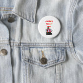 Badge Rond 5 Cm agent secret de prêtre (En situation)