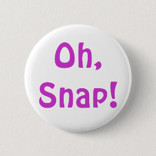 Badge Rond 5 Cm Ah, rupture ! Bouton