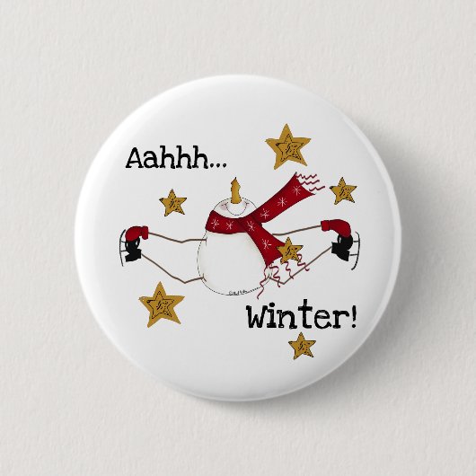BADGE ROND 5 CM AHHH HIVER (Devant)