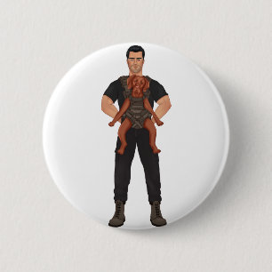 Badge Rond 5 Cm Ahmed et Nemi