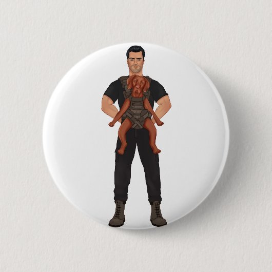 Badge Rond 5 Cm Ahmed et Nemi (Devant)