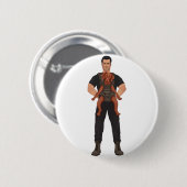 Badge Rond 5 Cm Ahmed et Nemi (Devant & derrière)