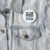 Badge Rond 5 Cm AI construit mon futur devis technologique de moti (En situation)