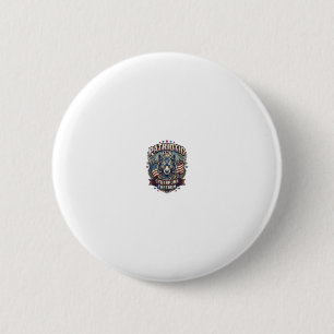 Badge Rond 5 Cm Aï Patriotique Liberté Loup Cyberpunk Avenir Liber