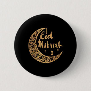 Badge Rond 5 Cm Aïd Moubarak Kareem Islamique Jeûne Enfants Femmes