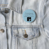 Badge Rond 5 Cm aide auditive (En situation)
