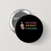 Badge Rond 5 Cm Aide émotionnelle Coworker Basic (Devant & derrière)