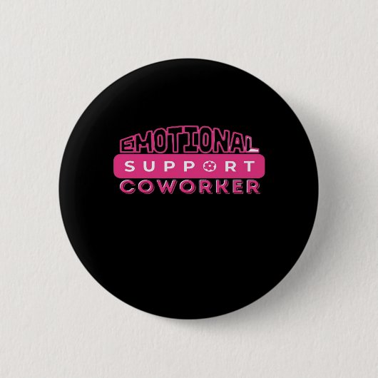 Badge Rond 5 Cm Aide émotionnelle Coworker rose Fleur essentielle (Devant)