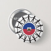 Badge Rond 5 Cm Aide Haïti (Devant & derrière)