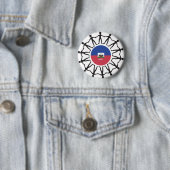 Badge Rond 5 Cm Aide Haïti (En situation)