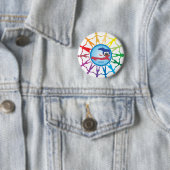 Badge Rond 5 Cm Aide Haïti 2 (En situation)