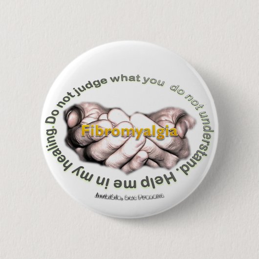 Badge Rond 5 Cm Aidez-moi dans ma guérison (Devant)