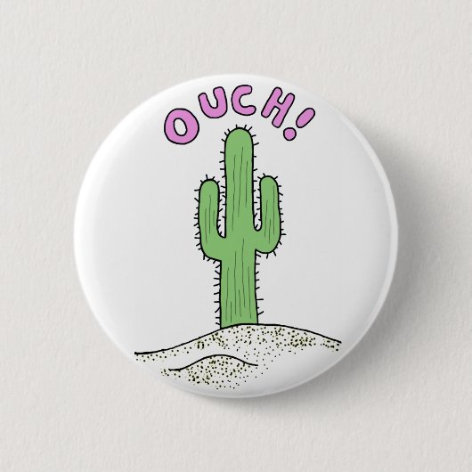 BADGE ROND 5 CM AÏE ! (Devant)