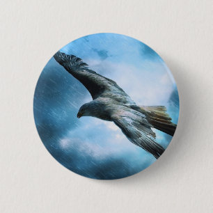 Badge Rond 5 Cm Aigle