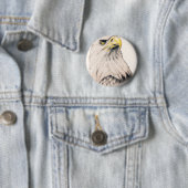 Badge Rond 5 Cm Aigle (En situation)