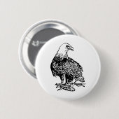 Badge Rond 5 Cm Aigle 2 (Devant & derrière)