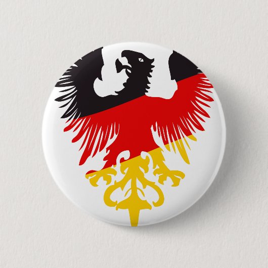 Badge Rond 5 Cm Aigle allemand (Devant)