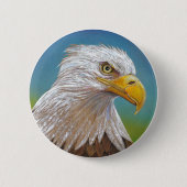 Badge Rond 5 Cm Aigle de Bald (Devant)