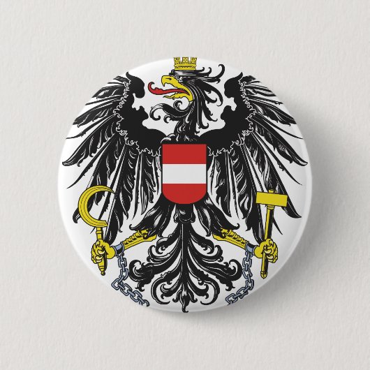 Badge Rond 5 Cm Aigle fédéral (Devant)