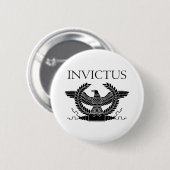 Badge Rond 5 Cm Aigle noir d'Invictus (Devant & derrière)