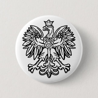 Badge Rond 5 Cm Aigle polonais