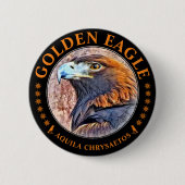 Badge Rond 5 Cm Aigle royal (Devant)