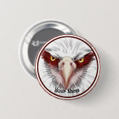 Badge Rond 5 Cm Aigle USA (Devant & derrière)