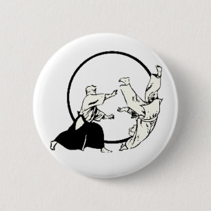 Badge Rond 5 Cm Aikido