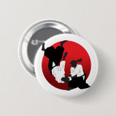 Badge Rond 5 Cm Aikido (Devant & derrière)