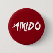 Badge Rond 5 Cm Aikido (Devant)
