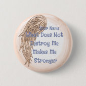 Badge Rond 5 Cm Aile de force (Devant)