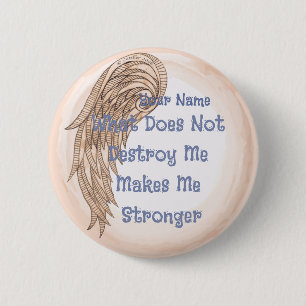 Badge Rond 5 Cm Aile de force