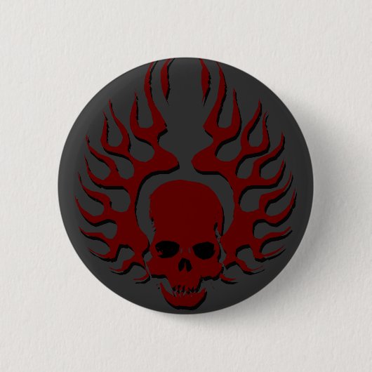 Badge Rond 5 Cm Aile du feu (Devant)