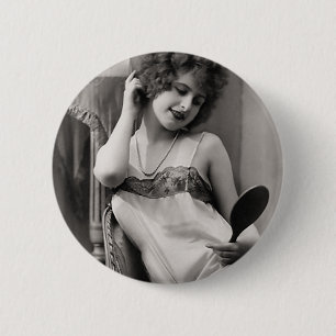 Badge Rond 5 Cm Aileron dans la lingerie