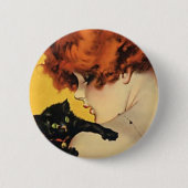 Badge Rond 5 Cm Aileron et Kitty (Devant)