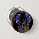 Badge Rond 5 Cm Ailes de dragon (Devant & derrière)