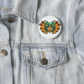 Badge Rond 5 Cm Ailes végétaliennes (En situation)