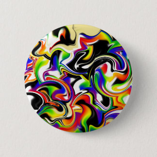 Badge Rond 5 Cm Aimant artistique abstrait