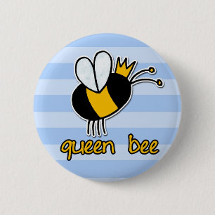 Badge Rond 5 Cm aimant d'autocollant de bouton de reine des