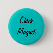 Badge Rond 5 Cm aimant de poussin (Devant)